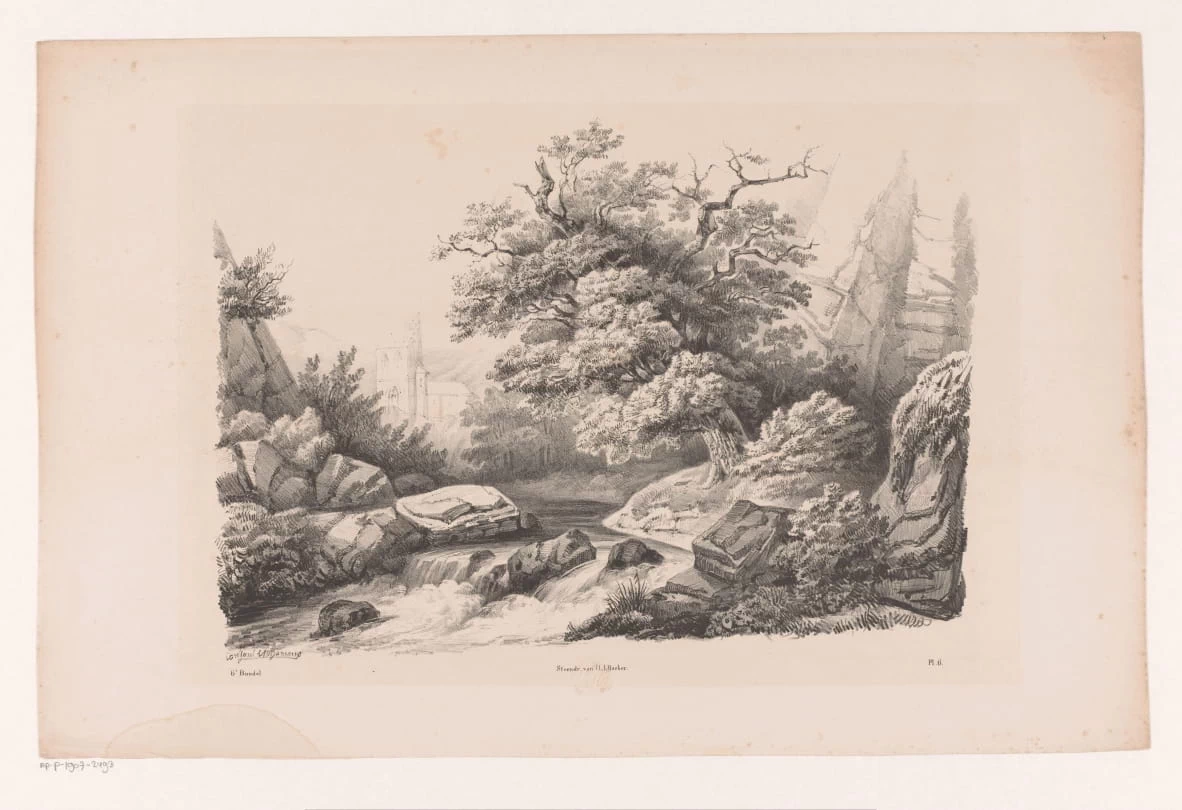 Paesaggio roccioso con ruscello - Rijks Museum, Amsterdam